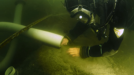 Poljska jezero najdba obraz Slovani zgodovina arheologija človeštvo