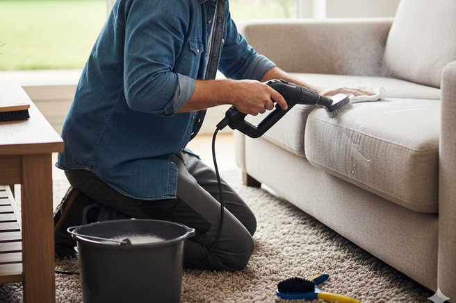 Po desetih letih je očistil prevleko kavča – kar se je skrivalo v notranjosti, ga je povsem sezulo