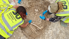 Univerza Bournemouth truplo nasilje zgodovina odkritje arheologija Anglija Britanija preteklost človeštvo