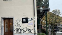 Ljubljana grafiti fasada vandalizem