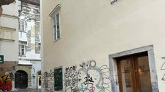 Ljubljana grafiti fasada vandalizem