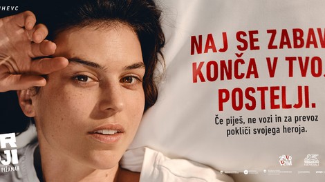 Letošnja iniciativa Heroji furajo v pižamah poziva, da naj se zabava varno konča v naši postelji