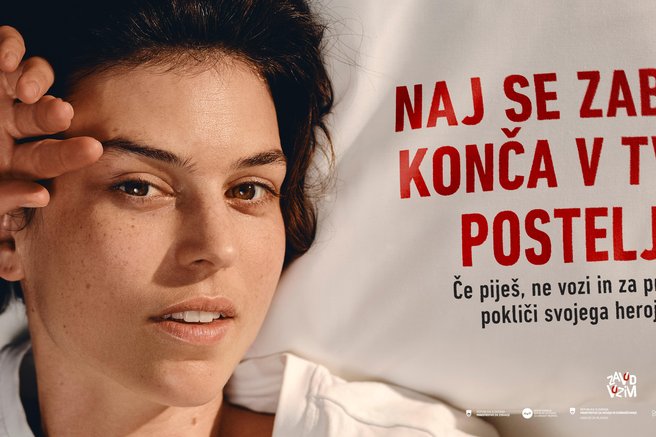 Letošnja iniciativa Heroji furajo v pižamah poziva, da naj se zabava varno konča v naši postelji