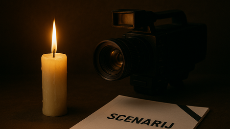 sveča smrt slovo igralec