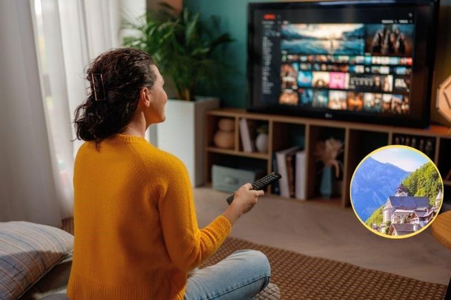 dnevna soba zenska televizija