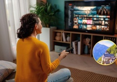 Američanka objavila fotografijo s televizijskega zaslona: "Je to mesto v Sloveniji? Ali ga kdo prepozna?"