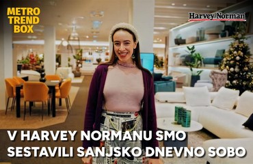 V Harvey Normanu smo z Black Friday ponudbo sestavili sanjsko dnevno sobo (in izbrali še nekaj za jedilnico)