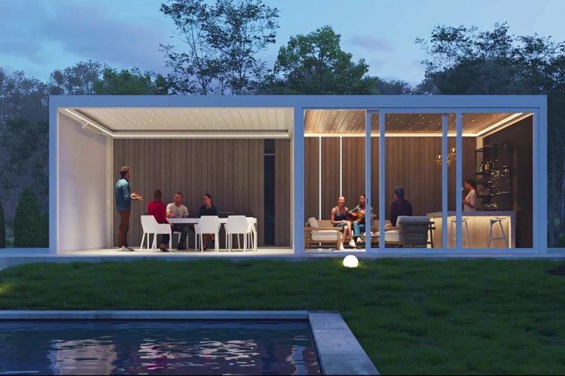 Bioklimatska pergola je rešitev, ko je pod teraso prevroče