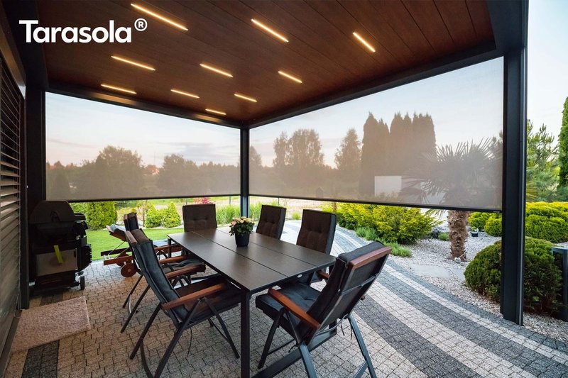 Bioklimatska pergola je rešitev, ko je pod teraso prevroče