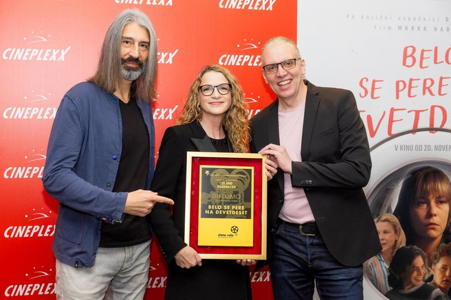 Zlata rola za film Belo se pere na devetdeset