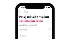 Aplikacija šolarjem učinkovito pomaga, da se pripravijo na naslednji preizkus znanja.