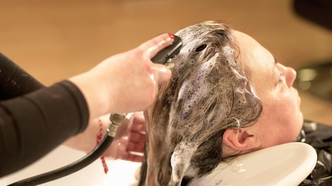 frizerka umivanje las