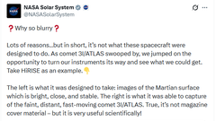 nasa komet zemlja osoncje mars vesolje planet
