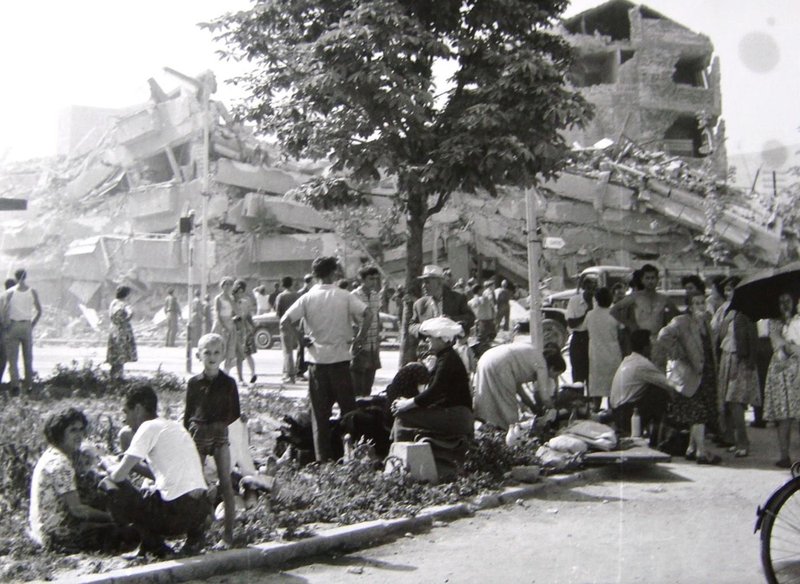 Skopje potres ljudje