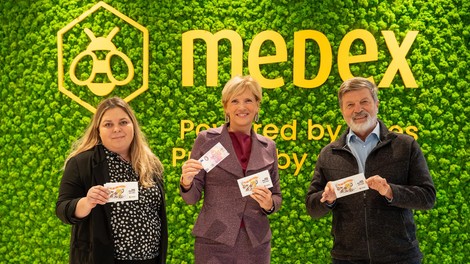 Medex ob 100-letnici rojstva Mikija Mustra boter spominskega bankovca