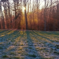 zima, december, sonce