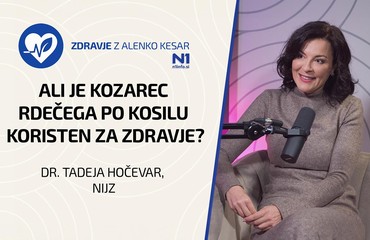 Zdravje z Alenko Kesar: "Ali je kozarec rdečega vina po kosilu koristen za zdravje?" ( dr Hočevar)