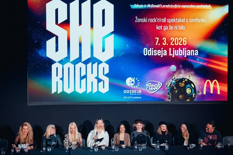 Spektakel She Rocks pevke nastopajoče