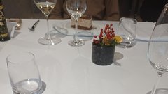 Kosilo v restavraciji Cubo v Hotelu Ambasador.