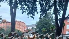 Čarobni advent - jaslice pred cerkvijo Svetega Jakova.