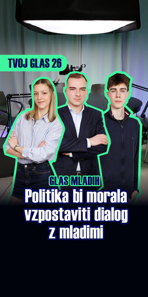 V podkastu Tvoj glas mladi razkrivajo, katere tematike želijo izpostavljene v pričakovanju volitev 2026