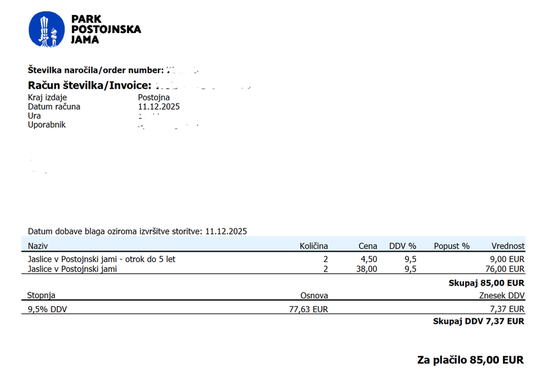 Slovenca skoraj kap, ko je videl račun: tako v Postojnski jami s ceno jaslic molzejo obiskovalce (otroci niso izjema!)