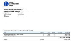 Račun, ki nam ga je posredoval bralec.