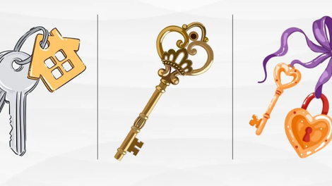 Kateri ključ vam najbolj pade v oči? Test, ki razkriva, kako rešujete težave