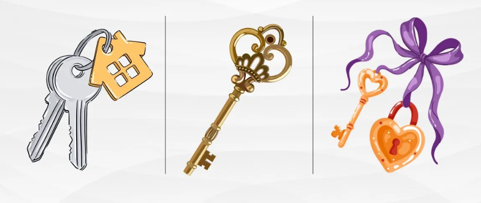 Zaupajte svoji intuiciji. Izberite en ključ in kliknite naprej, da izveste več o vaši izbiri ...