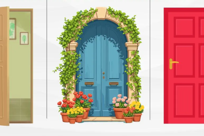 Katera vhodna vrata so vam najbolj pri srcu? Psihološki test, ki razkriva, kako se odločate