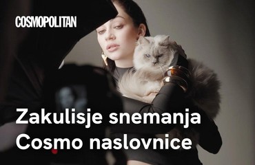 Zakulisje fotografiranja Cosmo naslovnice: Estora - Gaja Prestor