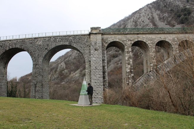 Posocje bohinjska proga Solkanski most