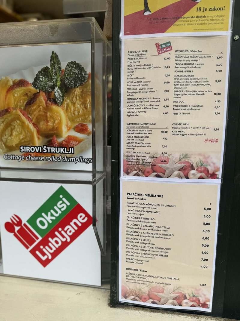 Ljubljana prazniki stojnice