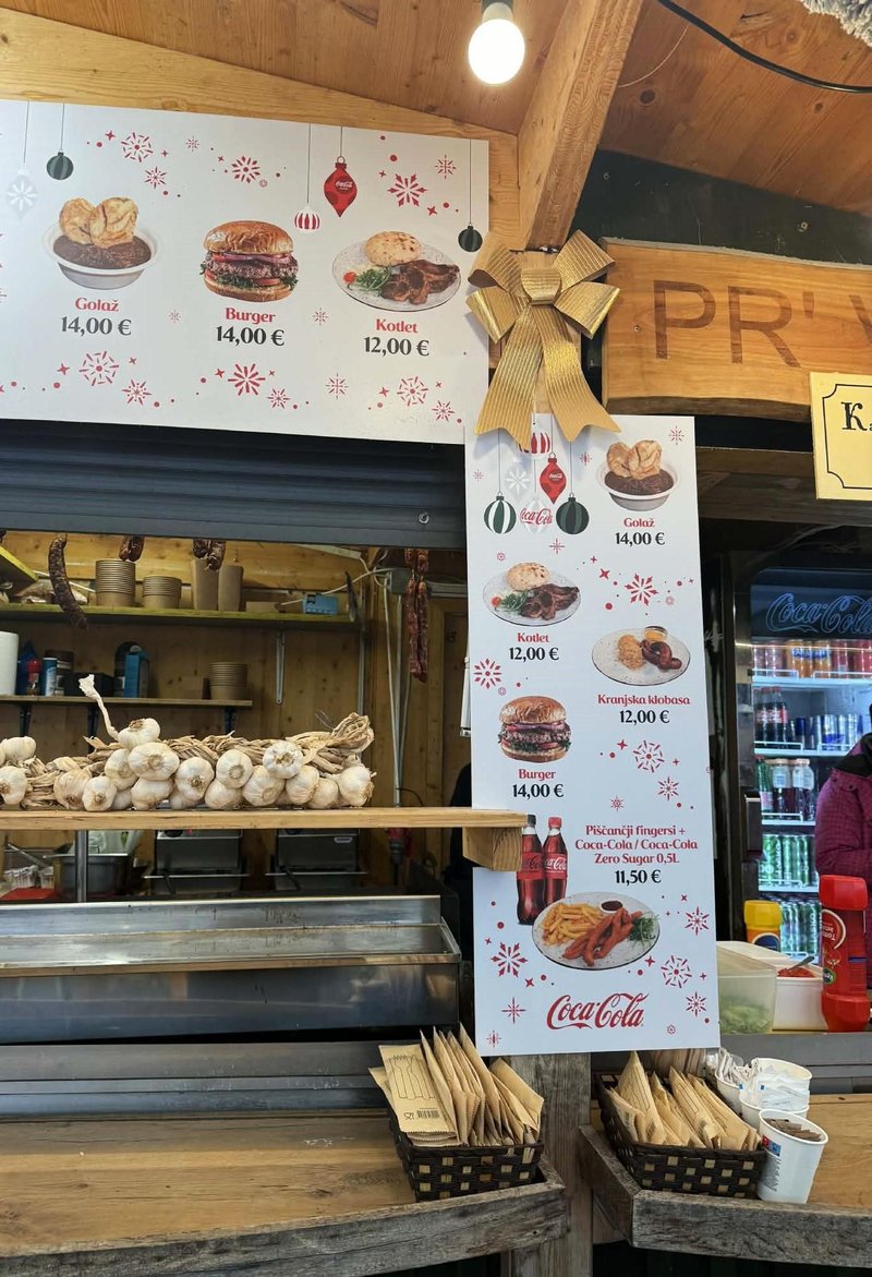 Ljubljana prazniki stojnice