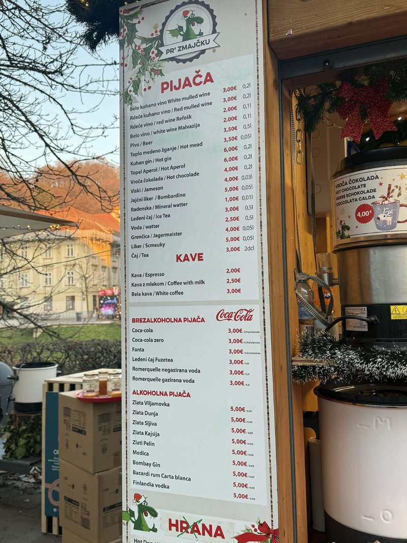 Ljubljana prazniki stojnice