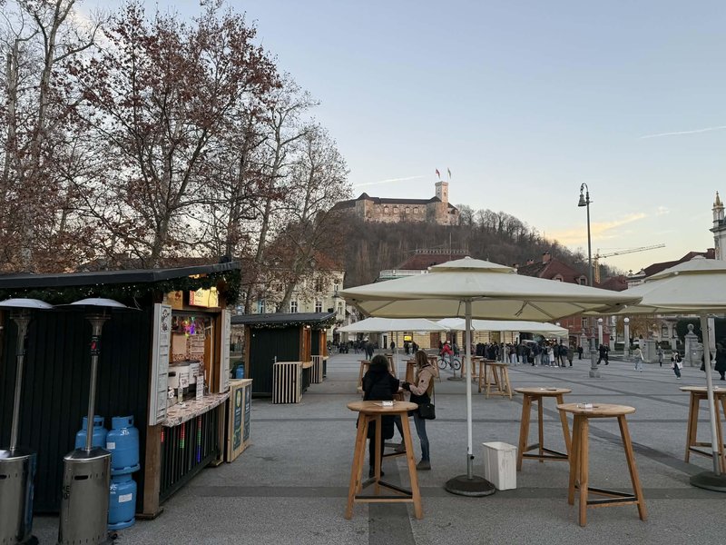 Ljubljana prazniki stojnice