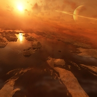 titan luna osoncje zemlja clovestvo zivljenje jezero vesolje nasa