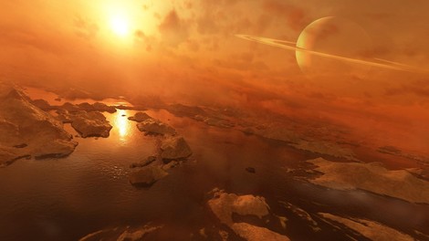 titan luna osoncje zemlja clovestvo zivljenje jezero vesolje nasa