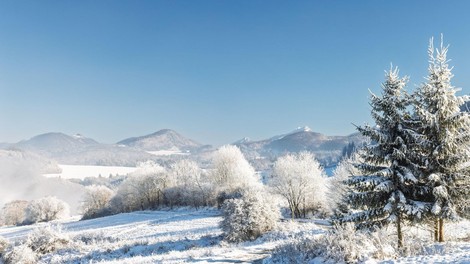 vreme bozic sneg brane gregorcic slovenija prazniki