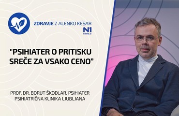 Zdravje z Alenko Kesar:" Psihiater o pritisku sreče za vsako ceno (prof. dr. Škodlar)