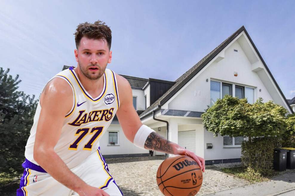Bi bili sosed Luke Dončića? Naprodaj je nepremičnina ob njegovi vili (foto: Nepremicnine.net/Profimedia/fotomontaža)