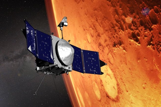 nasa maven sonda vesolje mars agencija tezave izginotje