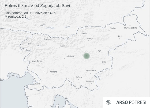 potres, Zagorje ob Savi