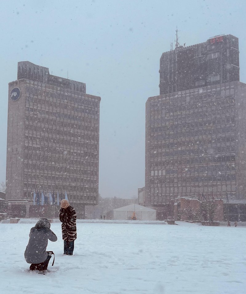 Sneg pobelil prestolnico: takšno idilično Ljubljano smo danes ujeli na sprehodu po mestu (FOTO)