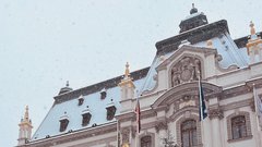 Sneg pobelil prestolnico: takšno idilično Ljubljano smo danes ujeli na sprehodu po mestu (FOTO)