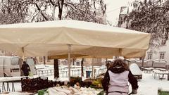 Sneg pobelil prestolnico: takšno idilično Ljubljano smo danes ujeli na sprehodu po mestu (FOTO)