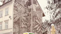 Sneg pobelil prestolnico: takšno idilično Ljubljano smo danes ujeli na sprehodu po mestu (FOTO)