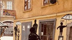 Sneg pobelil prestolnico: takšno idilično Ljubljano smo danes ujeli na sprehodu po mestu (FOTO)