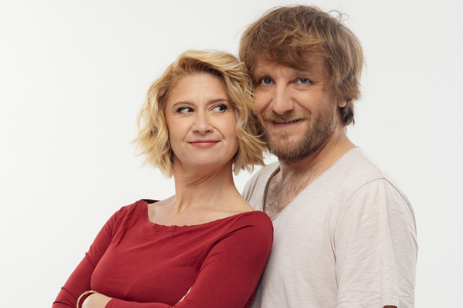 Odprti zakon predstava Vesna Pernarčič in Matej Puc