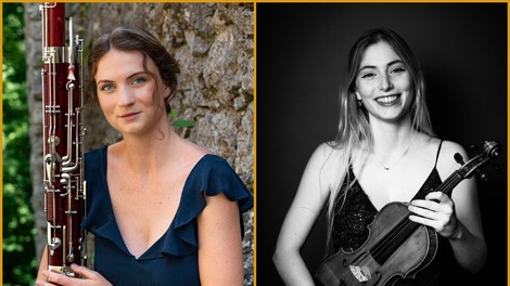 Rahela Češarek Zala Eva Kocjančič Mladi virtuozi Festival Ljubljana